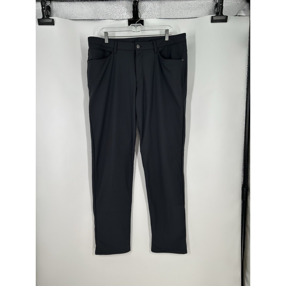 Lululemon ABC‎ Pant Classic 32" Melanite Warpstreme Chino Performance Mens 36x32